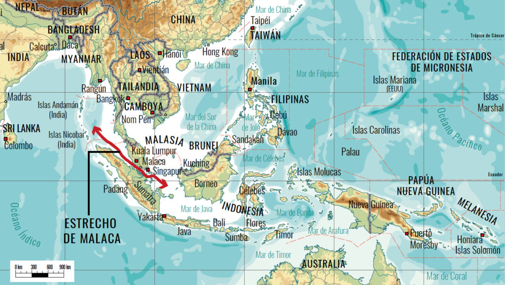 Mapas: El Estrecho de Malaca – BRUNO SABELLA